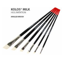 Kolos Milk Hog Bristle Imitation Angled Brush