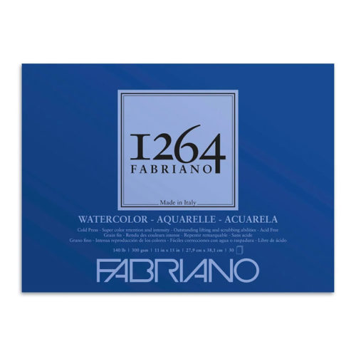 Fabriano watercolor paper pad 11x15 inches