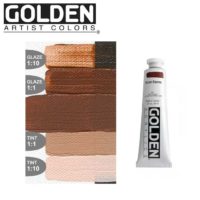 Golden Artist Colors - Heavy Body Acrylic 2oz - Burnt Sienna