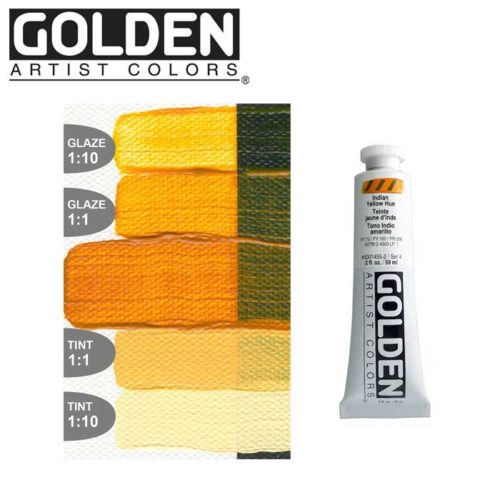 Golden Artist Colors - Heavy Body Acrylic 2oz - Indian Yellow Hue