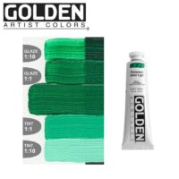 Golden Artist Colors - Heavy Body Acrylic 2oz - Permanent Green Light