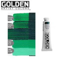 Golden Artist Colors - Heavy Body Acrylic 2oz - Phthalo Green (Blue Shade)