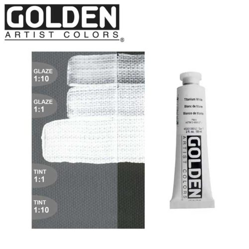 Golden Artist Colors - Heavy Body Acrylic 2oz - Titanium White