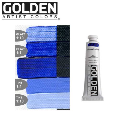 Golden Artist Colors - Heavy Body Acrylic 2oz - Ultramarine Blue