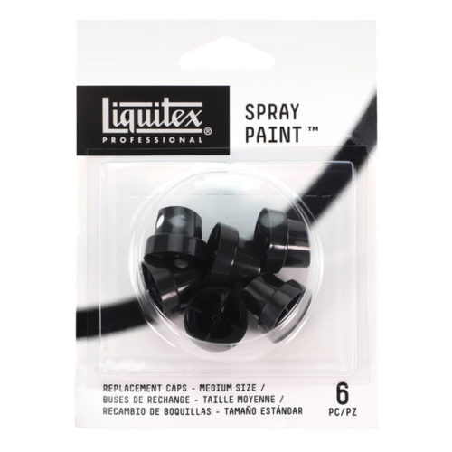 Liquitex Spray Replacement set of 6 Standard Caps