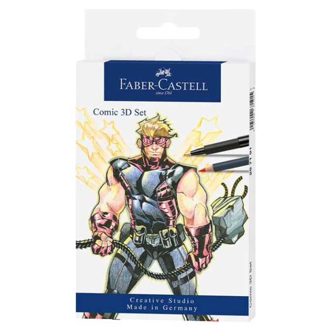 Faber-Castell Pitt Artist Pen - Comic 3D Set