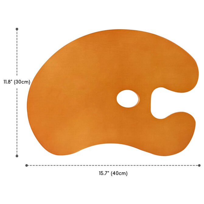 Wood Oval Palette