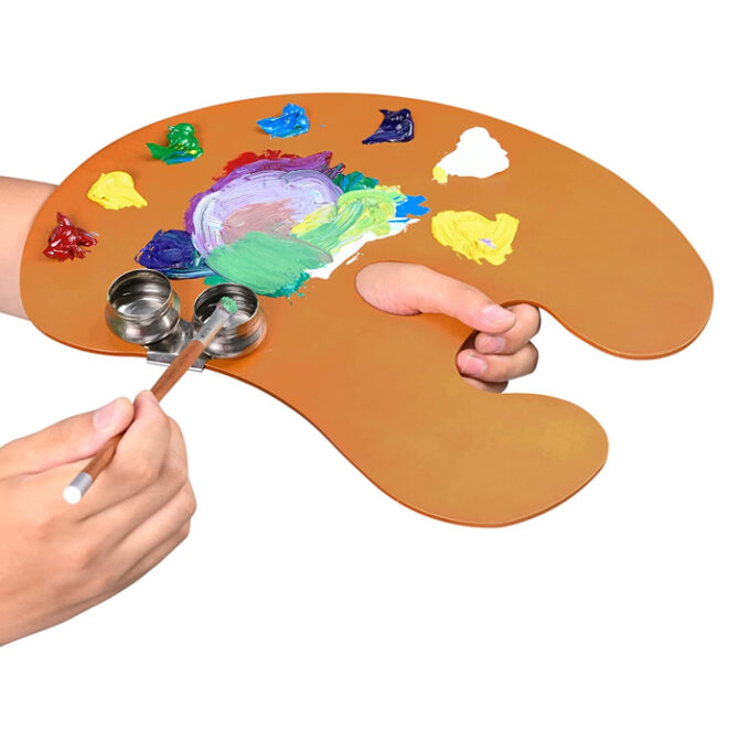 Wood Oval Palette