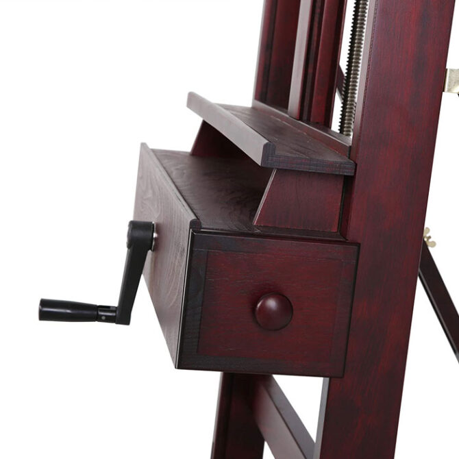MEEDEN Deluxe Crank Adjusting Easel, Master H-Frame Studio Easel