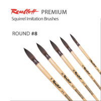SQUIRREL IMITATION BRUSH FOR WATERCOLORS, ROUND #8