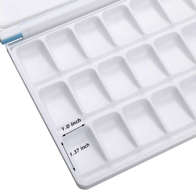 MEEDEN Leakproof Tray Watercolor Palette