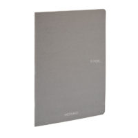 coqua ORIGINAL Stapled & Dotted Page Notebook – A4 (21cm x 29.7cm) 40 pages, Antracite