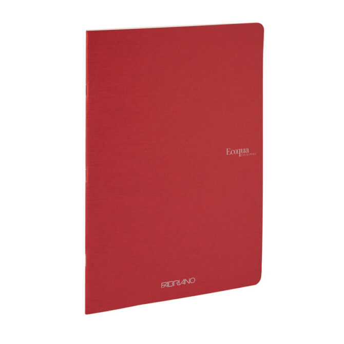 coqua ORIGINAL Stapled & Dotted Page Notebook â€“ A4 (21cm x 29.7cm) 40 pages, Cherry