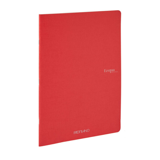 coqua ORIGINAL Stapled & Dotted Page Notebook â€“ A4 (21cm x 29.7cm) 40 pages, Raspberry