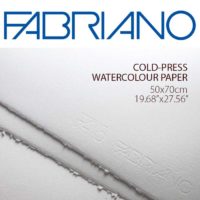 Fabriano Cold Press Watercolour Paper Sheet