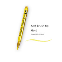 Metal Brush Pen - Gold