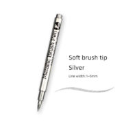 Metal Brush Pen - Silver