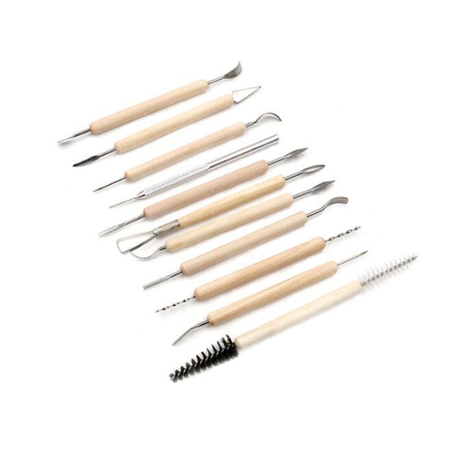 Sculpture and Pottery Tool Set of 11 Pieces