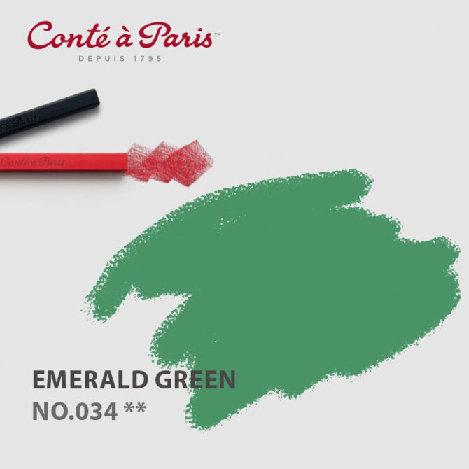 500292 Conte a Paris - Colour Crayon - Emerald Green