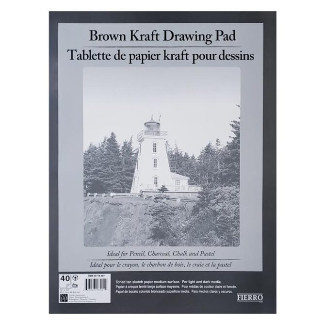 Kraft Drawing Paper Pad 18x24 inches