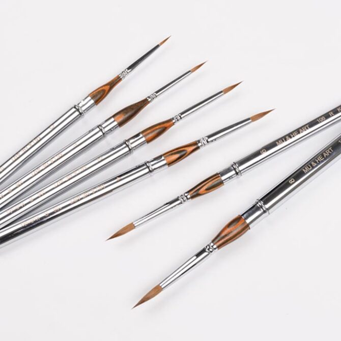 Travel Watercolor Kolinsky Sable Brushes