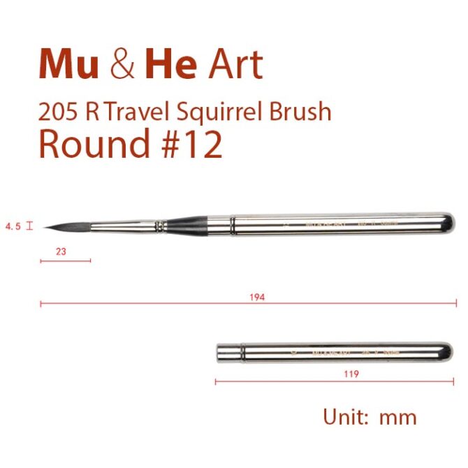 Travel Watercolor Brushes