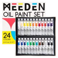 MEEDEN Oil Paint Set, 24x22ml Colors