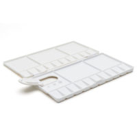 Folding Plastic Palette for Watercolors 4x8 inches