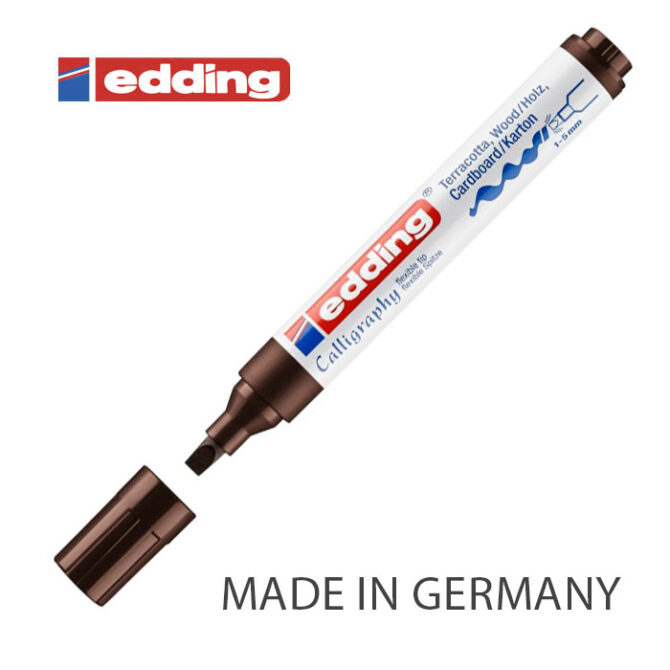 Edding Calligraphy Marker with Flexible Nib