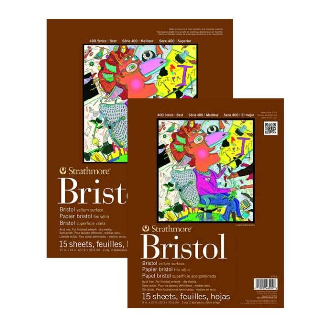 StrathmoreÂ® 400 Series - 9x12 inches - Bristol Velum Pad