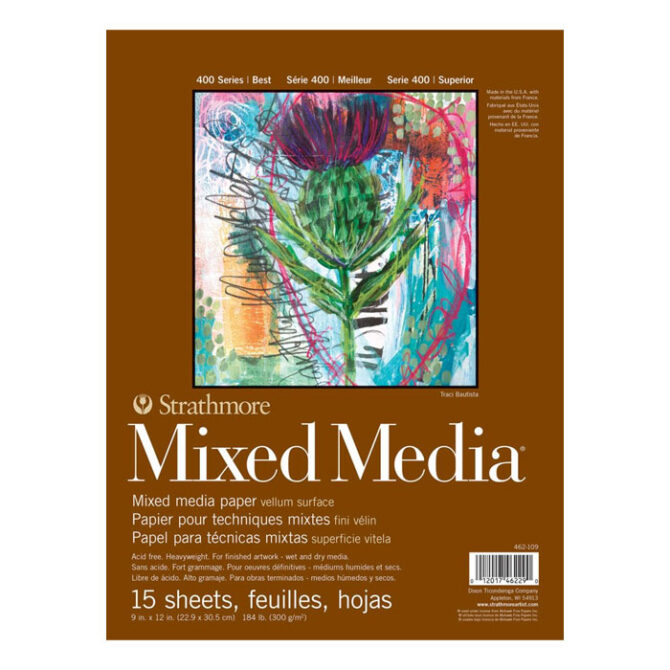 StrathmoreÂ® 400 Series - 9x12 inches - Mixed Media Paper Pad