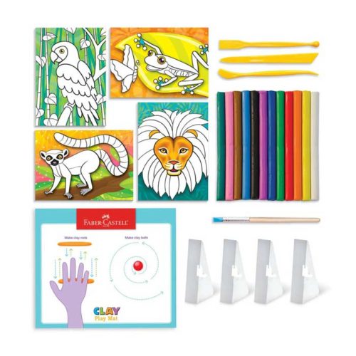 14335 Faber-Castell - Do Art Colouring with Clay - Jungle Scenes