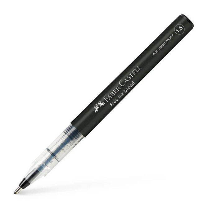 348399 Faber-Castell - Free Ink Rollerball, 1.5 mm, Black