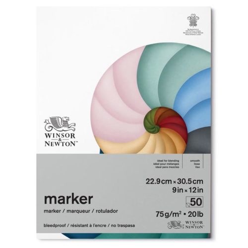 76866 Winsor & Newton Bleedproof Marker Pad - 9x12