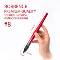 Borrence Premium Quality Watercolor Brush #8