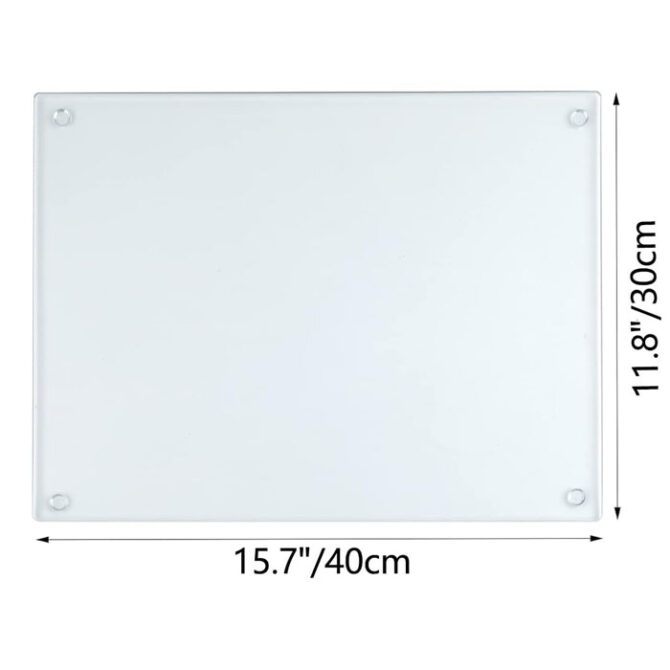 Glass table top palette for oil and acrylic painting.
