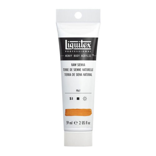 Liquitex Professional Heavy Body Acrylic Paint 2-Ounce Tube, Raw Sienna - Series 1