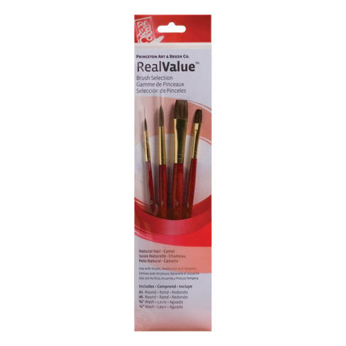 9121 Princeton RealValue Camel Hair Brush Set