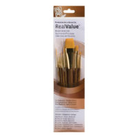9141 Princeton RealValue Synthetic Gold Taklon Brush Set