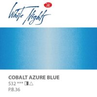 White Nights Watercolors in Pans - Cobalt Azure Blue