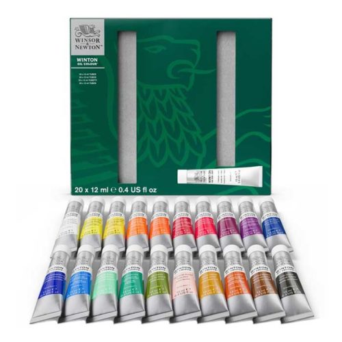 1490695 Winsor & Newton Winton Oil Colours - Set - 20x12 ml