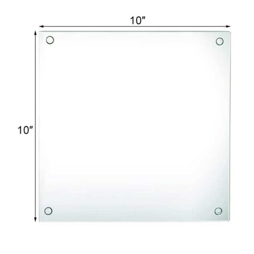 Glass table top palette for oil and acrylic painting.