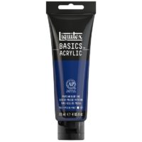 031185 Liquitex BASICS Acrylic Paint 4-oz tube, Prussian Blue Hue