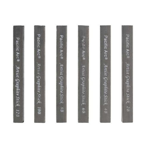 Pacific Arc® Graphite Sticks - Medium - GS-6