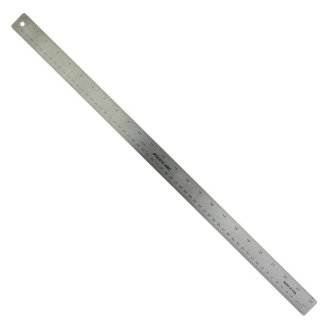 Pacific ArcÂ® Stainless Ruler M-24, 24"/60cm