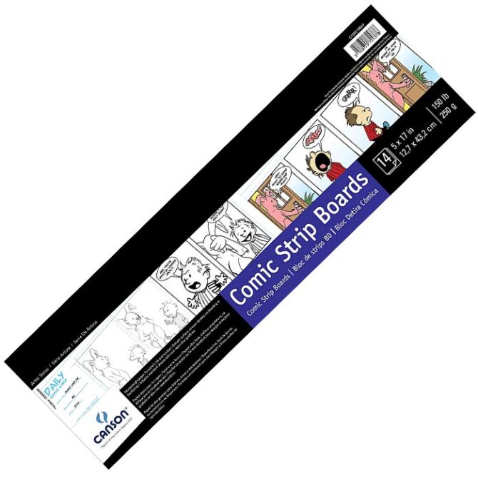 CansonÂ®Artist Series Comic Strip Boards 5Ã—17 inches