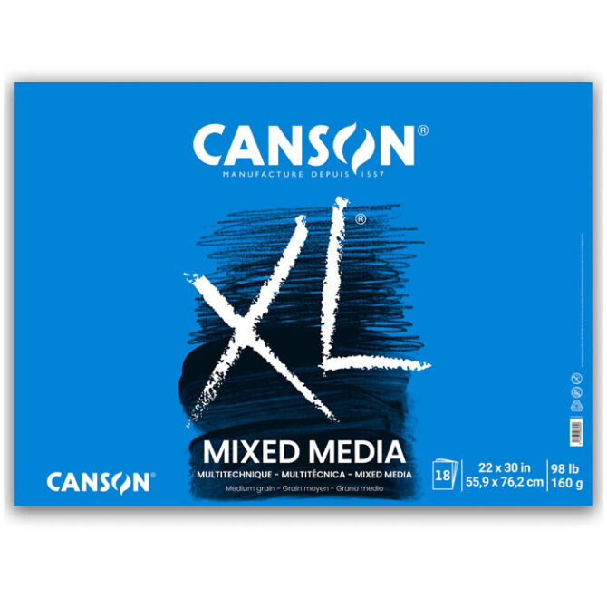 CANSON XL Mixed Media Pad - 22Ã—30 inches