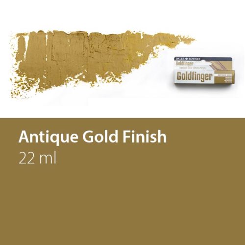 Daler-Rowney® Goldfinger Metallic Finish Paste - Antique Gold, 22 ml