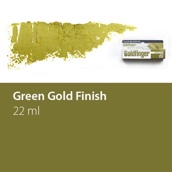 Daler-RowneyÂ® Goldfinger Metallic Finish Paste - Green Gold, 22 ml