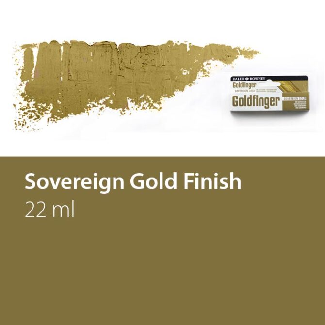Daler-RowneyÂ® Goldfinger Metallic Finish Paste - Sovereign Gold, 22 ml